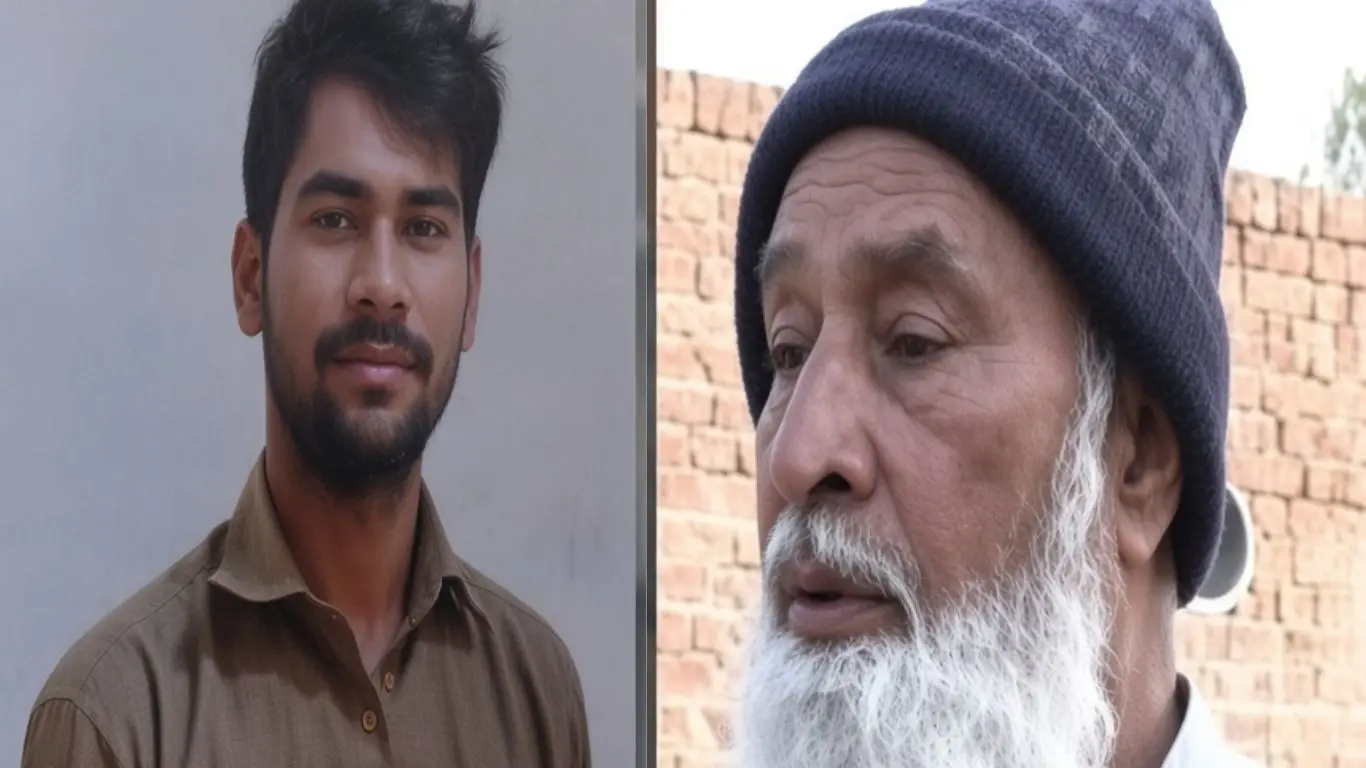 File photo of Indian citizen Badal Babu and his father Kripal Singh, who are imprisoned in Pakistan
